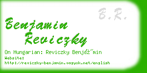 benjamin reviczky business card